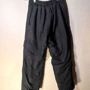 Unisex Slalom Black Ski Pants Sz M Kids